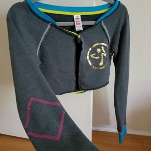 Zumba crop sweater